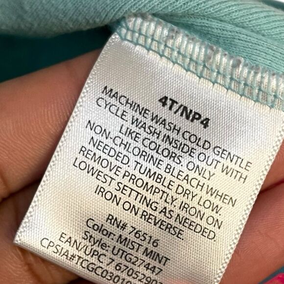 Deep Sea Dreamer Graphic Print T-Shirt Toddler Girl 4T Blue Sleepwear Top FLAWED - Picture 8 of 8